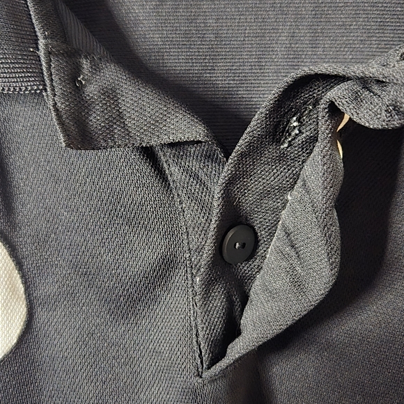 L Adidas 2014 College Rugby Championship NBC Climalite Polo Black CRC - Picture 6 of 11